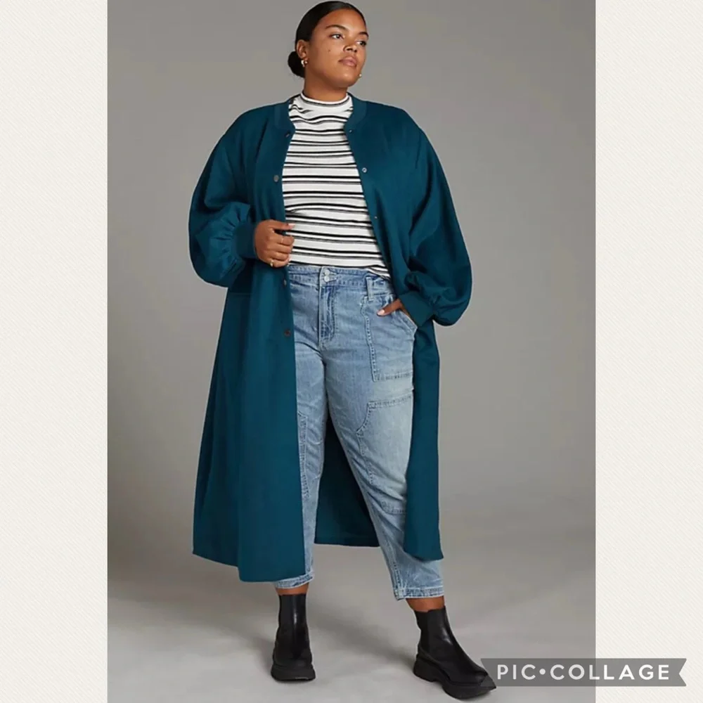 Anthropologie dRA Puff-Sleeved Cardigan Coat (Price Firm) - Picture 8 of 10